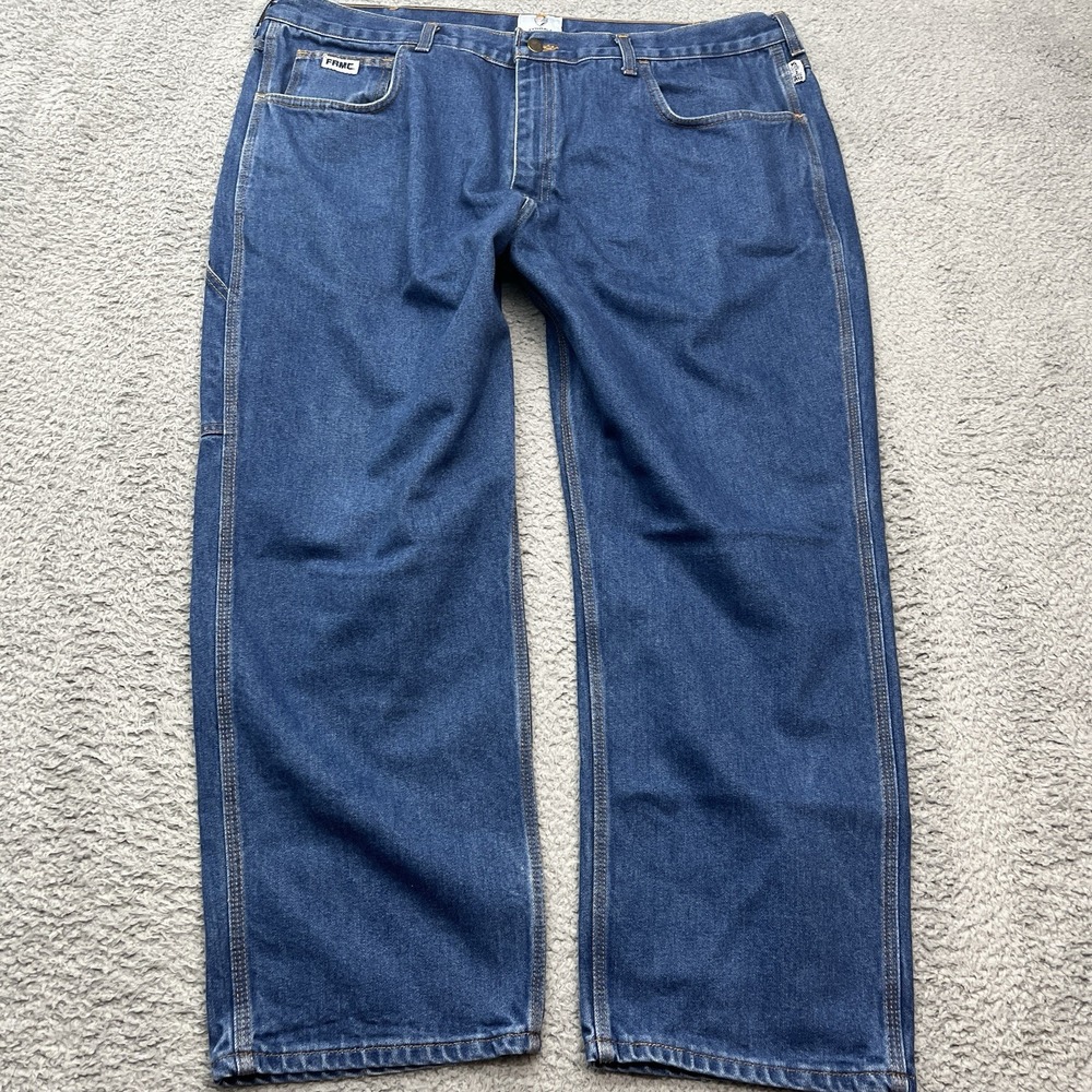 Tyndale Flame Resistant Jeans Mens 43x28 Blue Arc Rating 15.3 NFPA 2113 USA Made